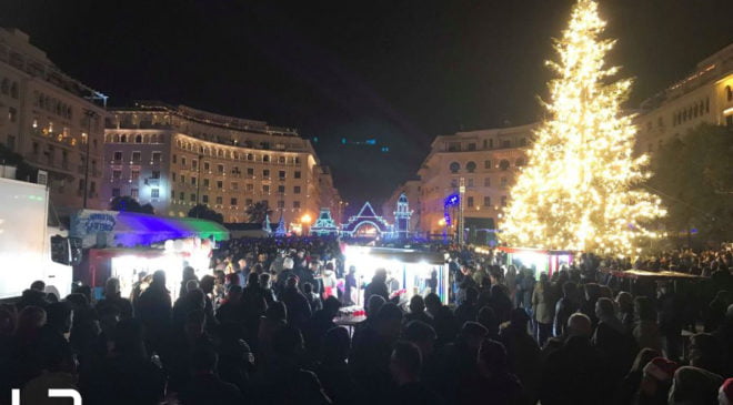 Πρωτοχρονιά στην Πλ. Αριστοτέλους με μουσική, χορό και πυροτεχνήματα