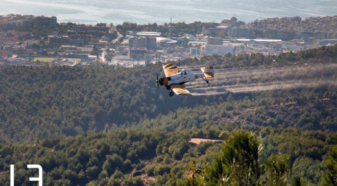 Με αεροψεκασμούς στη δυτική Θεσσαλονίκη συνεχίζεται το πρόγραμμα καταπολέμησης των κουνουπιών