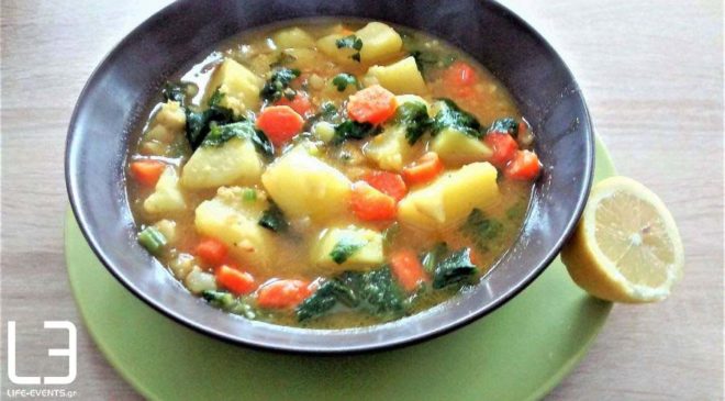Θρεπτική, νόστιμη και εύκολη σούπα λαχανικών