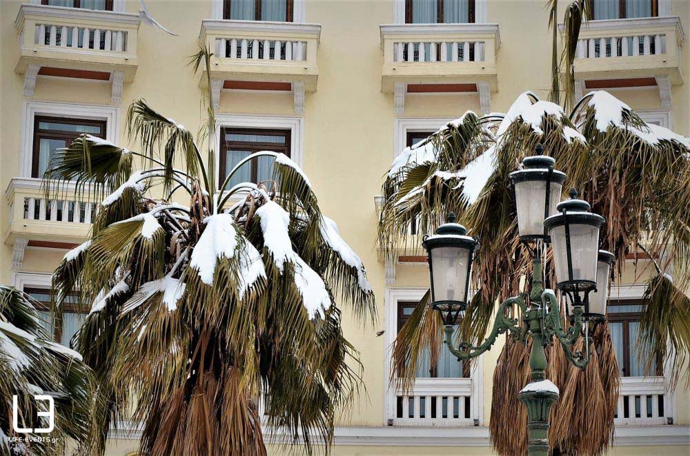 καιρός Θεσσαλονίκη χιόνι 