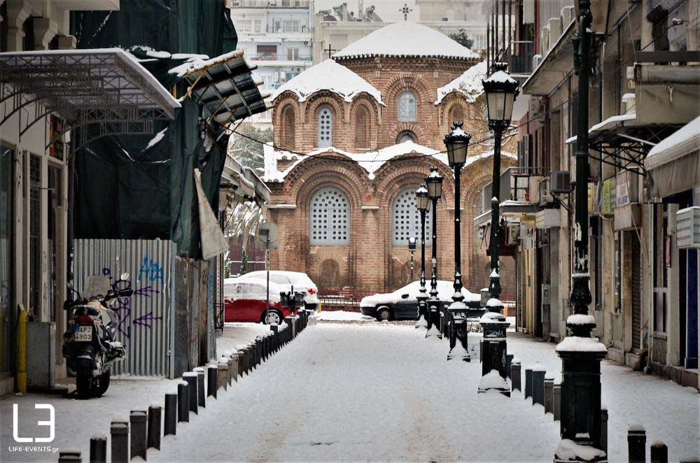 καιρός Θεσσαλονίκη χιόνι 