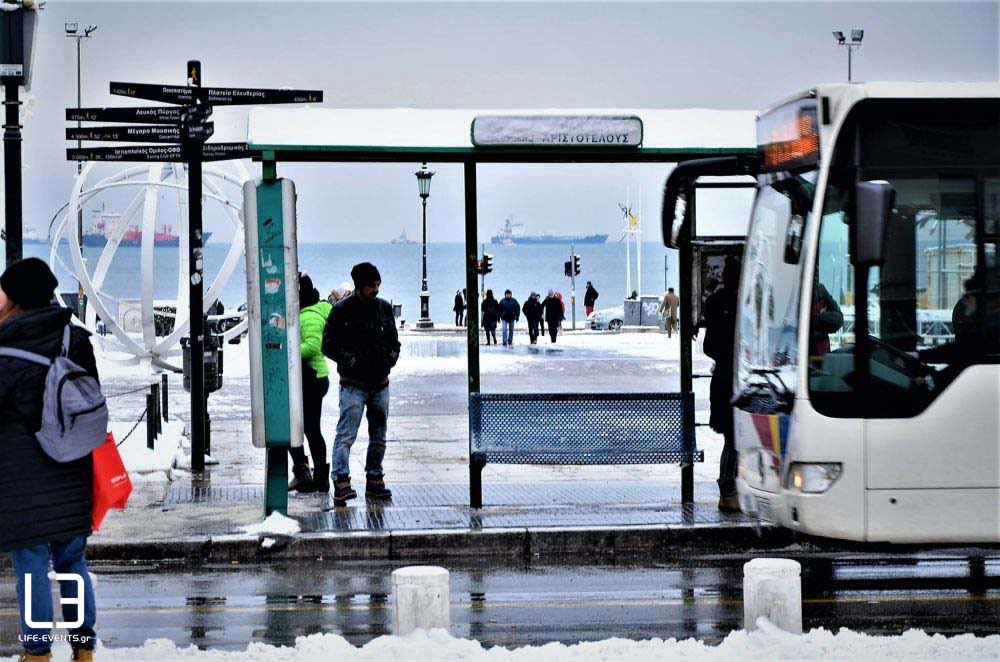 καιρός Θεσσαλονίκη χιόνι 