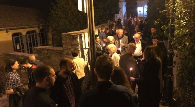 Ανάσταση στο Ναό του Οσίου Δαβίδ Θεσσαλονίκης