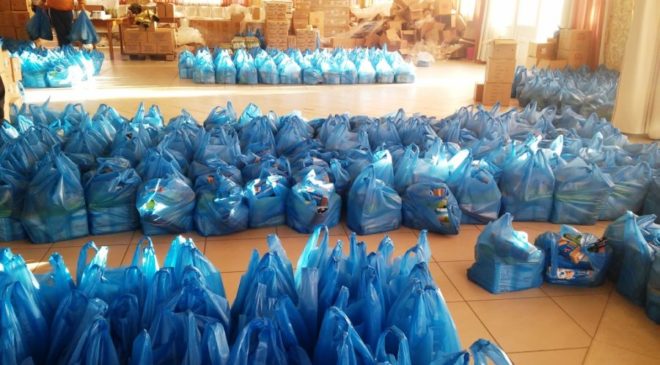 Συνεχίζεται η διανομή τροφίμων στους Δήμους Βέροιας και Νάουσας