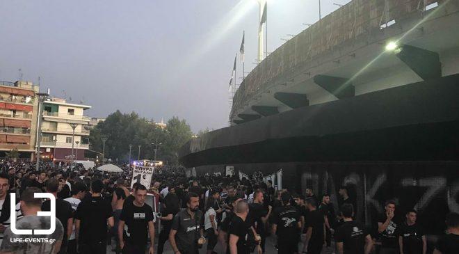 «Ζεσταίνεται» η Τούμπα λίγο πριν τη σέντρα του μεγάλου αγώνα του ΠΑΟΚ (ΒΙΝΤΕΟ & ΦΩΤΟ)
