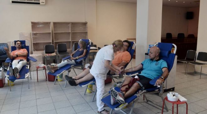 Σε εξέλιξη η Εκτακτη Αιμοδοσία στο δήμο Νεάπολης- Συκεών