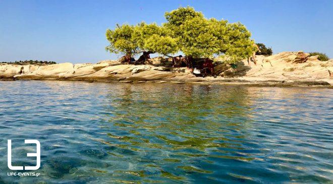 Το νησάκι της Χαλκιδικής που πας με τα πόδια! (ΒΙΝΤΕΟ & ΦΩΤΟ)