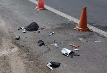 Θεσσαλονίκη:  Η βροχή «έφερε» τροχαίο (ΦΩΤΟ)