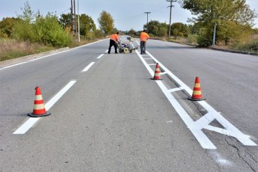 Εργασίες συντήρησης από στην Εθνική Οδό Θεσσαλονίκης-Έδεσσας