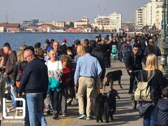 Η παραλία το αγαπημένο σημείο για βόλτα των Θεσσαλονικέων