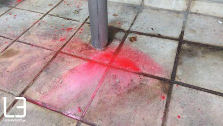 Επίθεση με μπογιές στην ιταλική πρεσβεία