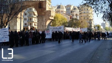 Δύο συγκεντρώσεις διαμαρτυρίας στο κέντρο της Θεσσαλονίκης