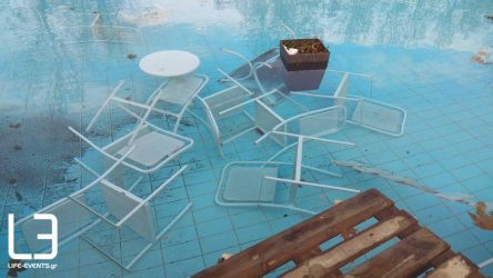 Νεάπολη: Βανδαλισμοί στην πισίνα που θα γινόταν η τελετή αγιασμού (ΦΩΤΟ)