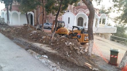 Εργασίες στον Αγιο Παύλο