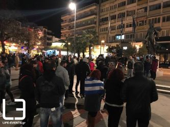 Συγκέντρωση εναντίον της Συμφωνίας των Πρεσπών στην Κατερίνη