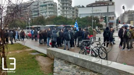 Θεσσαλονίκη: Μαθητική συγκέντρωση για τη Μακεδονία (ΦΩΤΟ)