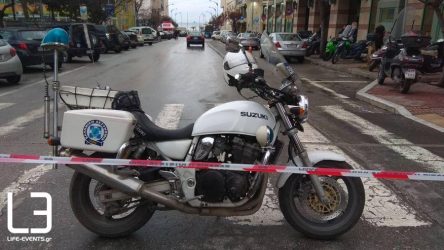 Εκρηξη απέναντι από τα Δικαστήρια στην Ευελπίδων