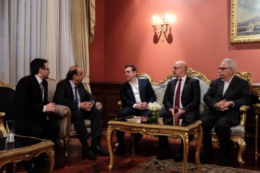 Με Ελληνες της Πόλης συναντήθηκε ο Αλέξης Τσίπρας