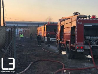 Φωτιά σε εγκαταλελειμμένο κτίριο στα Διαβατά