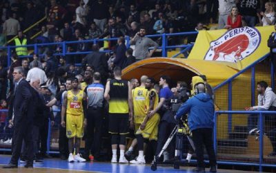 Basket League: Ξύλο και διακοπή στο Περιστέρι