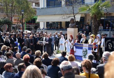 Αποκαλυπτήρια προτομής του Εμμανουήλ Παππά στους Αμπελόκηπους