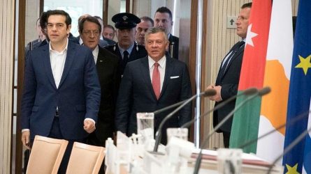 Συνάντηση του Αλ. Τσίπρα με τον βασιλιά της Ιορδανίας