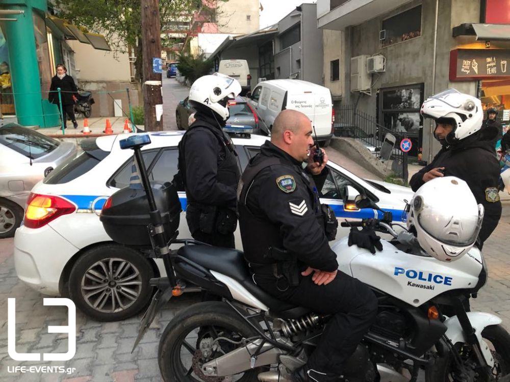 symploki astynomia αστυνομία Θεσσαλονίκη Καλαμαριά σούπερ μάρκετ