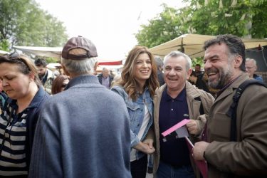 Στην Τούμπα και στο εργοτάξιο του ΟΣΕ η Κ. Νοτοπούλου (ΦΩΤΟ)