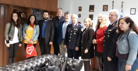 Αντιπροσωπεία του δήμου Νεάπολης-Συκεών στο Αστυνομικό Μέγαρο Θεσσαλονίκης