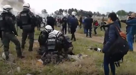 Διαβατά: Προσαγωγή ατόμου για τα επεισόδια (ΒΙΝΤΕΟ)