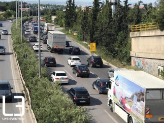 Θεσσαλονίκη: Κυκλοφοριακό κομφούζιο στον Περιφερειακό (ΧΑΡΤΗΣ)