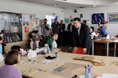 Α. Τζιτζικώστας στην Εταιρεία Σπαστικών Βορείου Ελλάδος: «Εδώ χτυπάει η καρδιά της αλληλεγγύης»