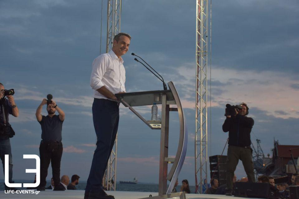 Κυριάκος Μητσοτάκης λιμάνι Θεσσαλονίκη