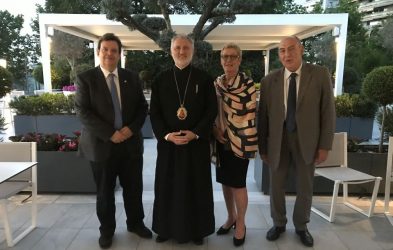 Συνάντηση των Πρυτανικών Αρχών του ΑΠΘ με το νέο Αρχιεπίσκοπο Αμερικής