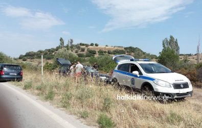 Τροχαίο με δύο τραυματίες στη Χαλκιδική (ΦΩΤΟ)