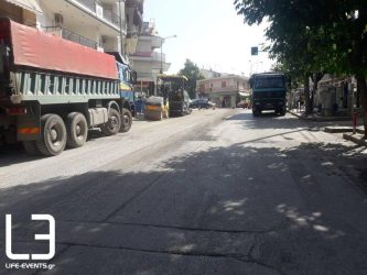 Ασφαλτόστρωση σε κεντρικούς δρόμους στη Νεάπολη (ΒΙΝΤΕΟ & ΦΩΤΟ)
