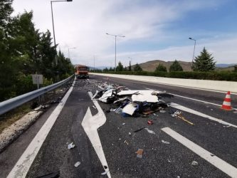 Με τροχαίο ξεκίνησε η μέρα στο δρόμο προς την Χαλκιδική