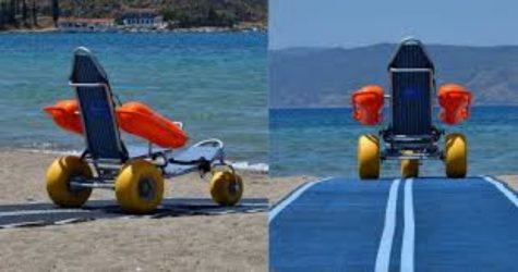 Το πρώτο καροτσάκι για ΑΜΕΑ στη Χαλκιδική ήρθε για να μείνει και να πολλαπλασιαστεί!