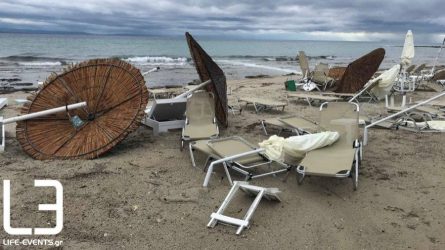 Χαλκιδική: Διάμετρο 160 χλμ είχε η «υπερκυτταρική» καταιγίδα