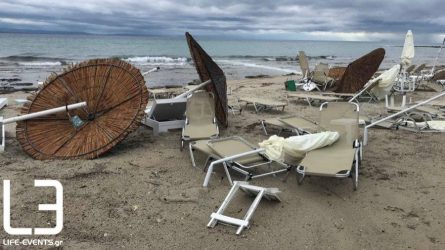 Χαλκιδική: Διάμετρο 160 χλμ είχε η «υπερκυτταρική» καταιγίδα