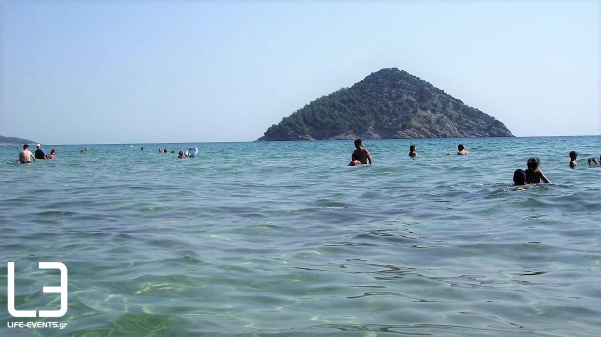 παραλία Παράδεισος Θάσος Ελλάδα απόδραση προορισμός καλοκαίρι 