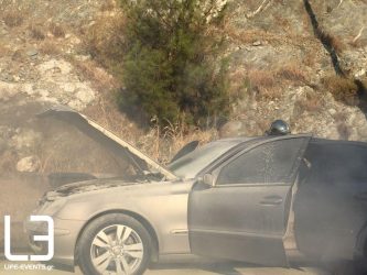 Θεσσαλονίκη: Στις φλόγες “τυλίχθηκε” αυτοκίνητο στον Περιφερειακό