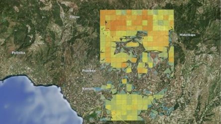 Το δορυφορικό προφίλ της ανεξέλεγκτης πυρκαγιάς στην Εύβοια