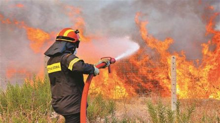 Πυρκαγιά και στα Καλάβρυτα, μεγάλη κινητοποίηση της Πυροσβεστικής