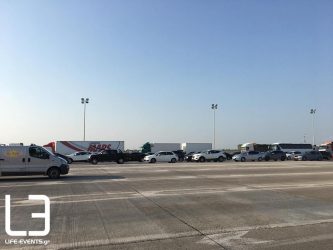 Tεράστια ουρά στα Μάλγαρα αυτή την στιγμή