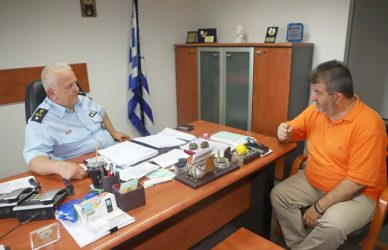 Τι συζήτησε ο Σίμος Δανιηλίδης με το νέο Διευθυντή της Τροχαίας
