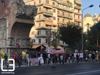 Συγκέντρωση για το θάνατο του Παύλου Φύσσα στο κέντρο της Θεσσαλονίκης (ΦΩΤΟ)