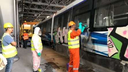 Ξεκίνησε ο καθαρισμός των βαγονιών του Μετρό