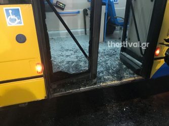 Θεσσαλονίκη: Ξύλο μεταξύ αλλοδαπών σε λεωφορείο του ΟΑΣΘ (ΦΩΤΟ)