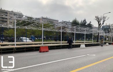 Θεσσαλονίκη: Προετοιμασίες για τον εορτασμό της 28ης Οκτωβρίου (ΦΩΤΟ)